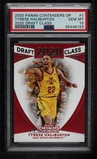 2020 Panini Contenders Draft Picks Class Tyrese Haliburton #1 PSA 10 GEM MT 02v3