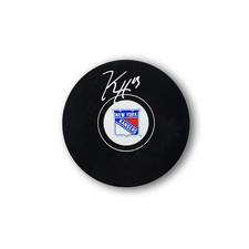 Kevin Hayes Autographed New York Rangers Hockey Puck