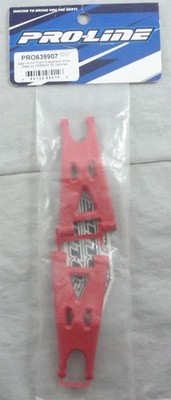 Bash Armor Front Suspension Arms (Red) for ARRMA 3S Vehicles PRO639907