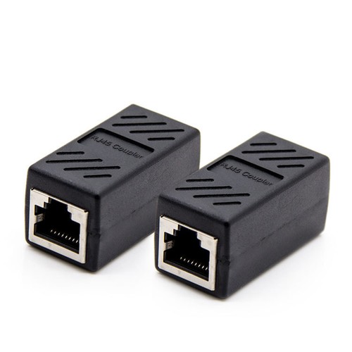 2 Pcs Ethernet Adapter Lan Connector Ethernet-Verlängerungskabel - Afbeelding 5 van 11