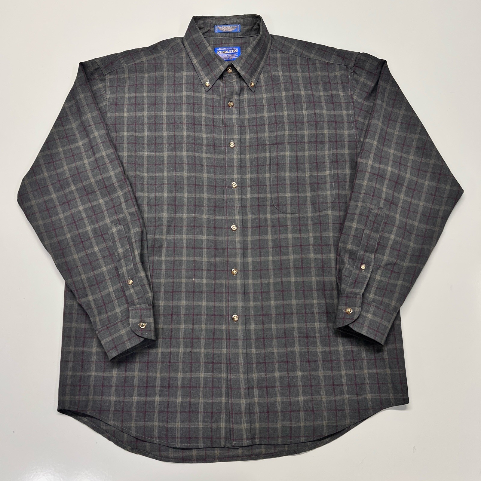 Pendleton Sir Pendleton Vintage Wool Plaid Shirt … - image 3