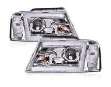 G-PLUS LED DRL Headlights, Compatible with 2004-2008 Ford F150, Compatible wi...