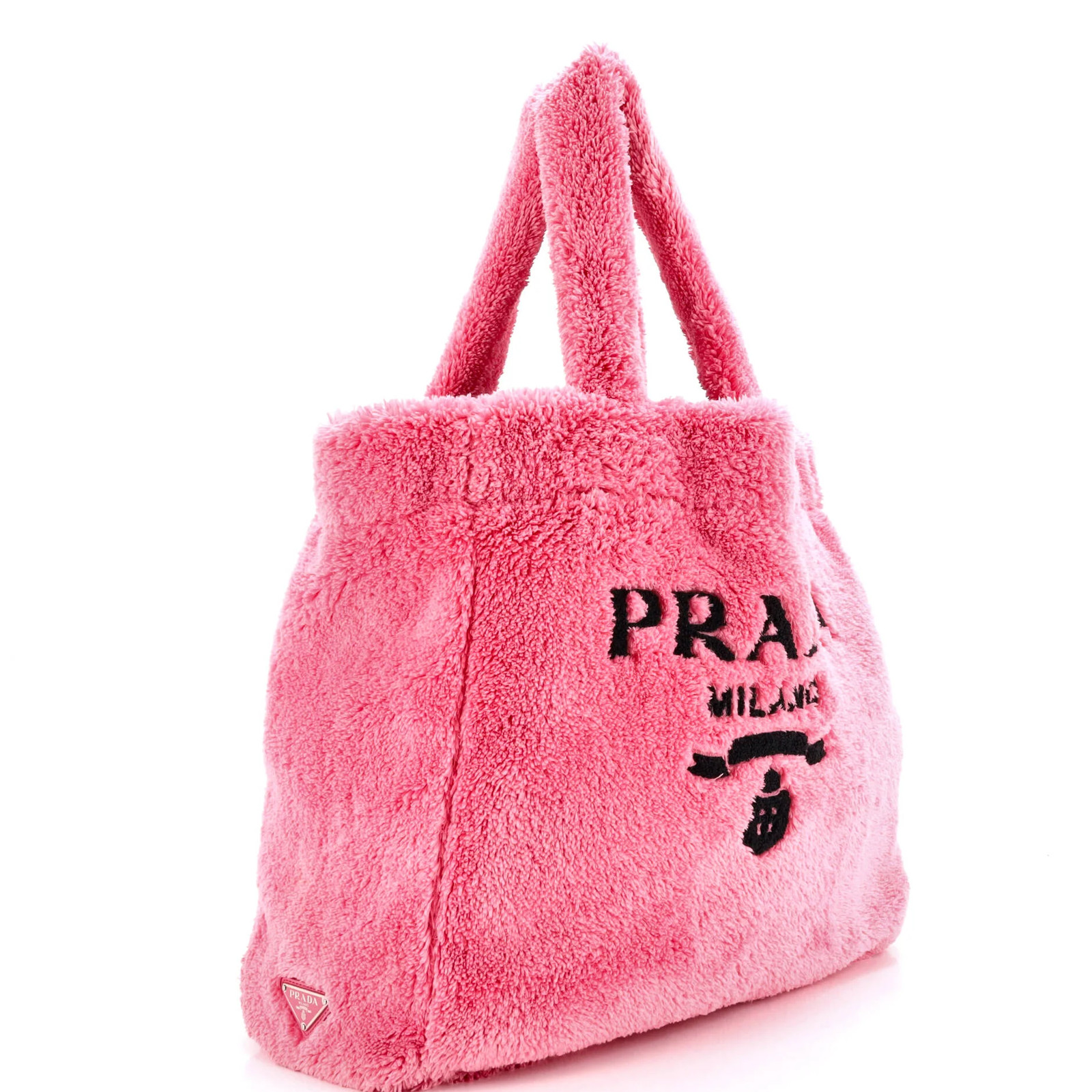 Prada Logo Tote Terry Cloth thumbnail 2