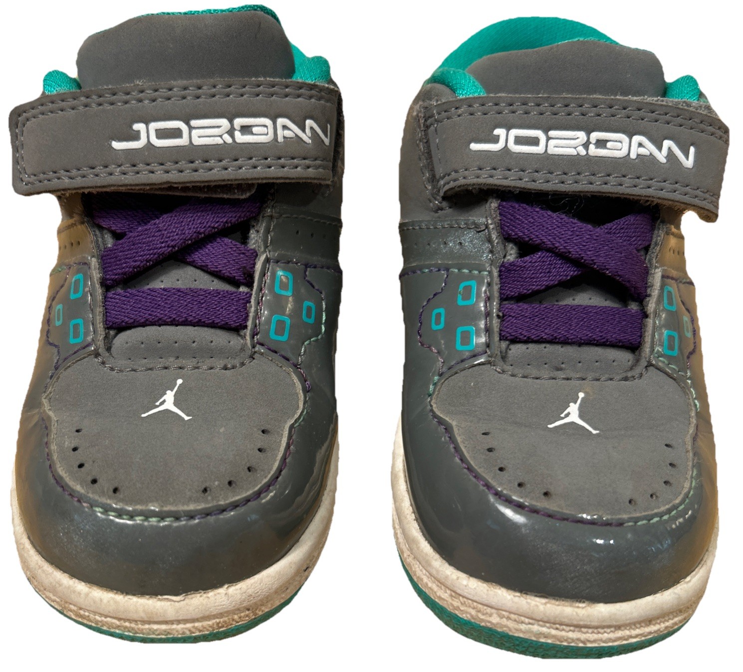 PONY Scarpe da ginnastica Nike Air Jordan 5c bambino verde come nuove grigio viola culla