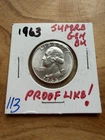 1963 25C Washington Quarter BU Silver - Listing Reserved