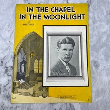 Sheet Music 1936 In The Chapel In the Moonlight Billy Hill Ozzie Nelson V39-3