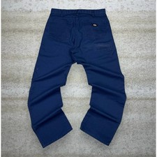 Vintage 90s Dickies Carpenter Pants 34x32 Relaxed Navy Blue Dungarees Work