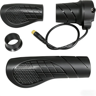 FT76X Half Twist Throttle, for 12V-72V Ebike   7/8-Inch (22Mm) Handlebars | Univ