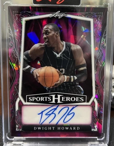 2025 Leaf Metal Sports Heroes Dwight Howard autograph Purple Ice 5/5 ￼
