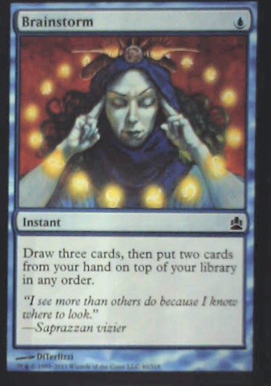 Brainstorm - Commander: #40, Magic: The Gathering Nm C380