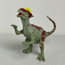 Dino Valley Pachycephalosaurus Dinosaur Green Light Up Green Eyes Sounds Works 