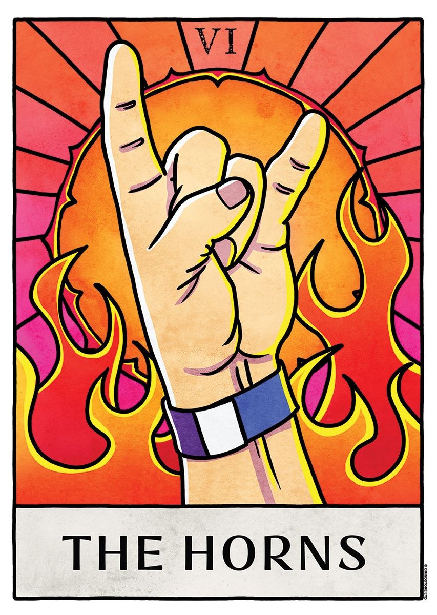 Deadly Tarot Life - The Horns Mini Poster