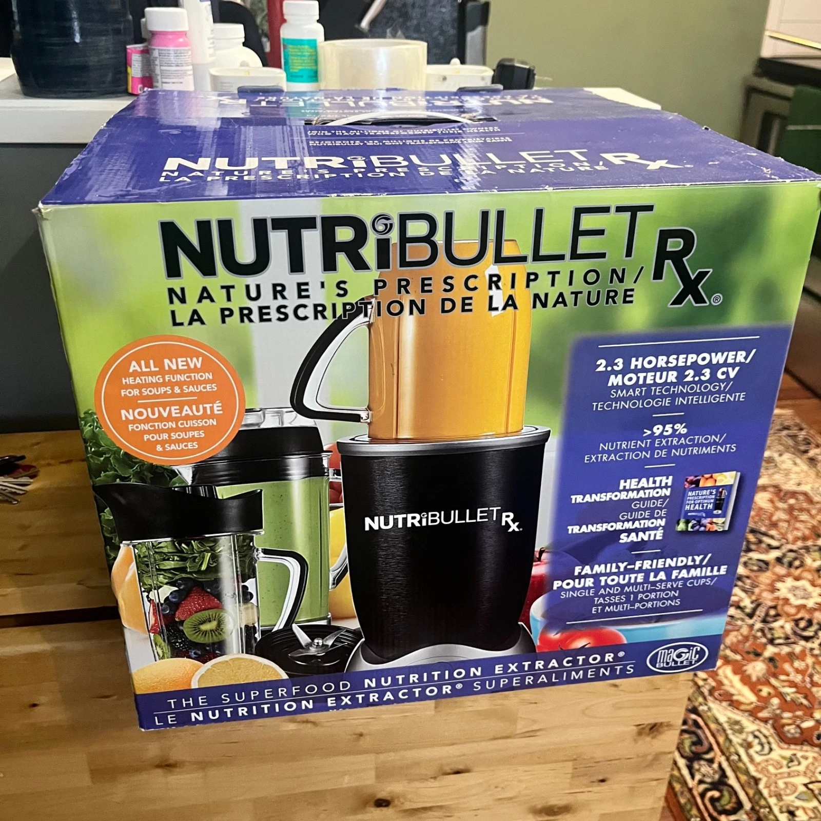 NutriBullet RX with Heating Function for Soups & Sauces Blender Large
Opens in a new window or tab