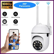 Wifi Camera 1080P HD Speed Dome Auto Tracking Camera Smart Home Outdoor Wireless