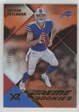 2017 Panini XR Xtreme Rookies Orange 7/25 Nathan Peterman #XR-NP 0o9