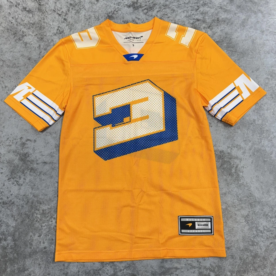 McLaren Formula 1 Team Jersey Mens Small Orange Racing Ricciardo 3 Papaya Fan - Image 2 of 4