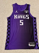 DeAaron Fox Sacramento Kings Authentic Jordan Statement Edition Jersey 48