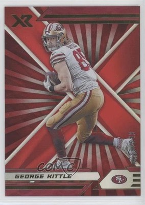 2021 Panini XR Red 239/249 George Kittle #88 0n2v