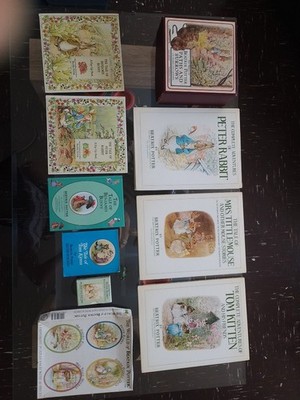 Vintage Peter Rabbit Beatrix Potter Board Game, Books & Puzzle