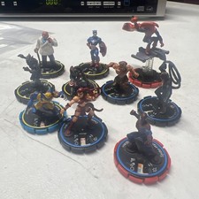 2002 Heroclix Wizkid Marvel Lot of 10 Figures. Spider-Man Wolverine kingpin etc