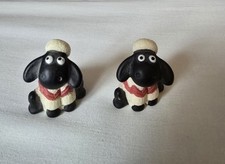 2 Shaun The Sheep - Mini Figure Toys  - Wallace And Gromit 1989