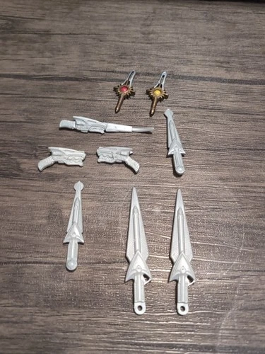 New ListingLot of 9 Vintage Mighty Morphin Power Rangers Weapons/Accessories Quantum Ranger