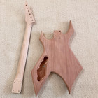 DIY BC Rich Warlock Electric Guitar Kit Double Humbucker Pickups BK part bolt-on — photo 9