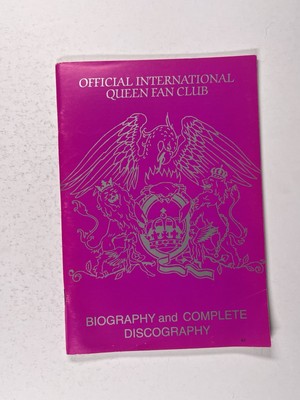 Queen Freddie Mercury Fan club Biography Discography Original International