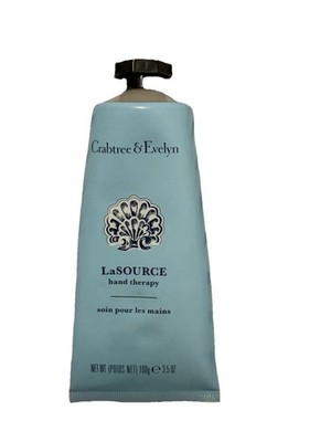 Crabtree & Evelyn LaSOURCE Hand Therapy Cream 100g Shea Butter Aloe Blue