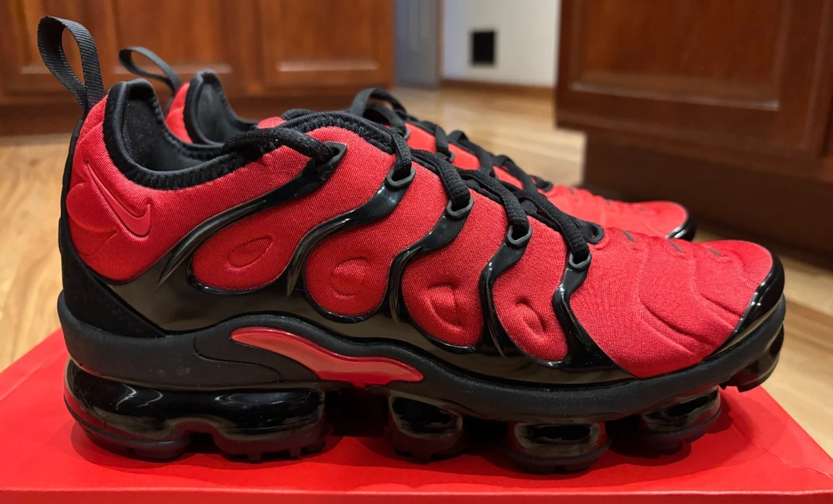 Las mejores ofertas en Nike Air VaporMax Plus Black Red | eBay