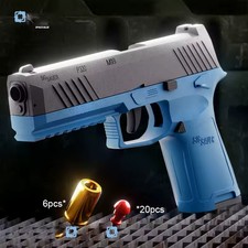 P320 Soft Bullet Toy Gun Blowback Pistol Shell Ejecting Foam Dart Blaster Toy