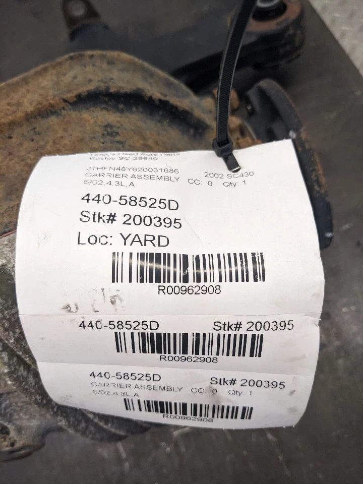 托架 3.266 比率 适合 01-05 LEXUS GS430 962908 — 第 2/4 张图片