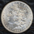 Mint State 1885-P Morgan Silver Dollar (All Original) ~ U.S. $1 Coin ~ 1c START