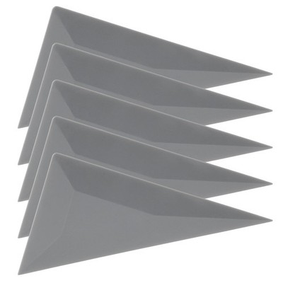 5Piece Window Tint Tool Kit  Triangle & Contour Squeegees, Card Scraper, Viny...