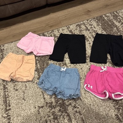 girls Shorts Size 6, 6X Please Look At All Pics Some markings Lot Clothes