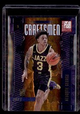 2023-24 Donruss Elite #19 Keyonte George Craftsmen Orange Die Cut
