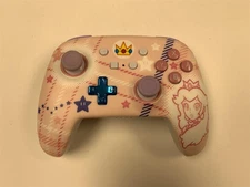 PowerA Enhanced Wireless Controller Nintendo Switch Princess Peach Pink Refurb