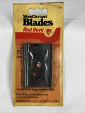 Red Devil 2.5" Wood Scraper Blade Fits 3050-3055 Red Devil Scraper 3063 NOS