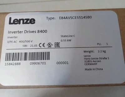 1PC Brand New E84AVSCE5514SB0 SERVO Inverter LENZE E84AVSCE5514SB0 FedEx/DHL