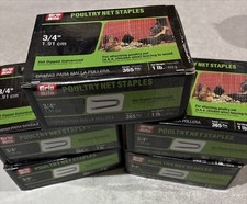 GRIP RITE 5 LBS Fence Staples 3/4 GALVANIZED FREE SHIP
