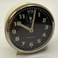 alter Schöner Dugena Wecker Made In Germany Vintage #16b