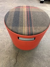 Adjustable Steelcase Turnstone Buoy Red Plaid Wobble Stool Office Chair