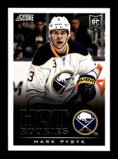 600. 2013-14 score . #741 Mark Pysyk - Buffalo Sabres . RC ROOKIE panini . PWE