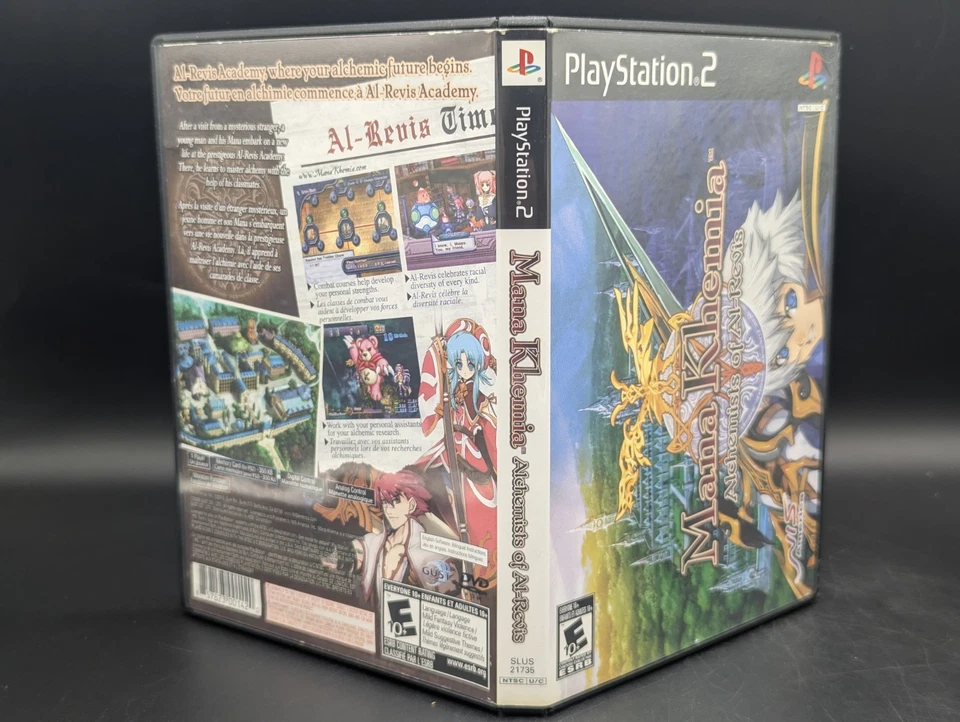 Mana Khemia: Alchemists of Al-Revis ( PlayStation 2 ) Mint Disc -W/ Soundtrack - Image 3 of 4