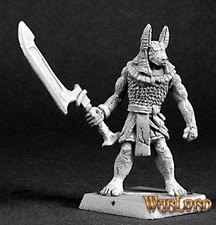 Reaper 14390 Anubis Guard Warlord, Nefsokar Metal Miniature