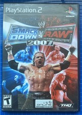 WWE SmackDown vs. Raw 2007 Sony PlayStation 2, 2006 Black Label CIB