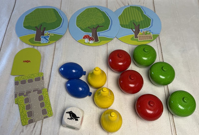 HABA First Orchard Wooden Fruit Game Replacement Pieces Dice Cards Apples Pear +