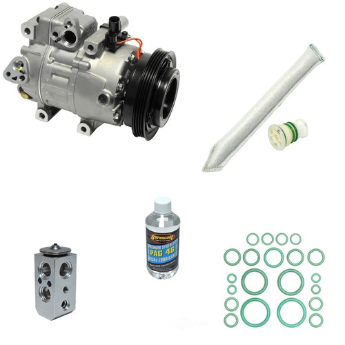 A/C Compressor & Component Kit fits 2006-2009 Hyundai Accent UNIVERSAL ...