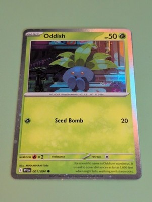 Oddish (Cosmos Holo) Holo Common Miscellaneous Cards & Products 001/094 NM