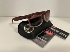Ray-Ban Justin Sunglasses RB4165 854/7Z P 55mm Polarized Matte Brown